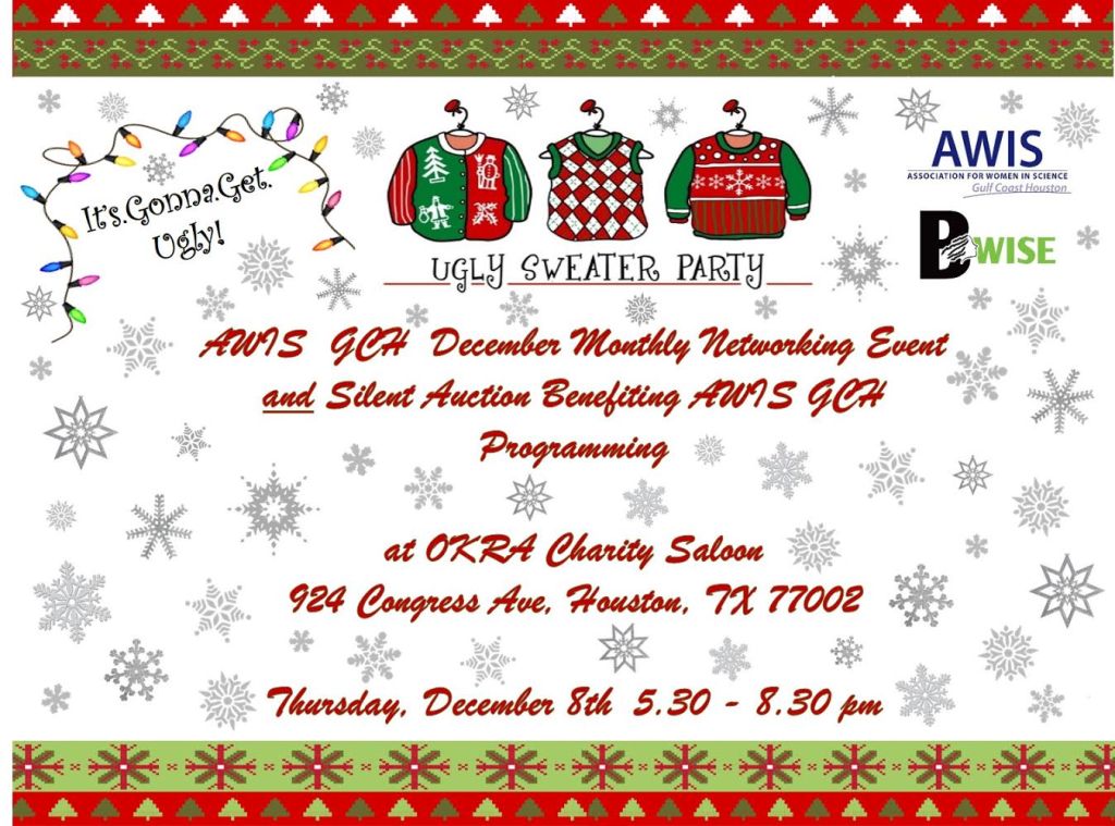 December Ugly Sweater Networking and Silent Auction Fundraiser with BWISE